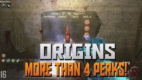 Black Ops 2 Zombies Origins How to Get More Than 4 Perks - BO2 FREE Perks - ALL Perks Trick TUTORIAL