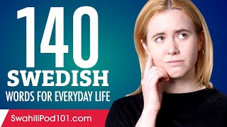 140 Swedish Words for Everyday Life  Basic Vocabulary #7