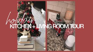 CHRISTMAS EDITION: KITCHEN + LIVING ROOM TOUR ❤️