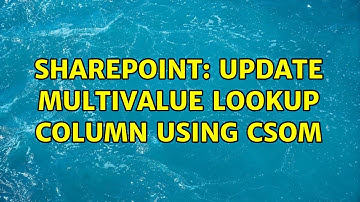 Sharepoint: Update MultiValue Lookup Column using CSOM