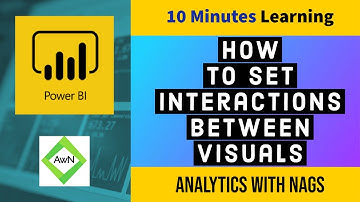 Power BI Tutorial (7/50) - How to set Interactions between Visuals