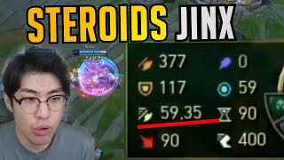 What a 60 Attack Speed Jinx Looks Like - Best of LoL Stream Highlights (Translated)