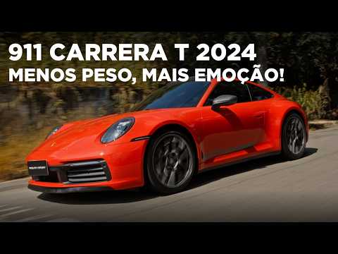 Porsche 911 Carrera T 2024 | Menos Peso, Mais Emoção ao Dirigir˜