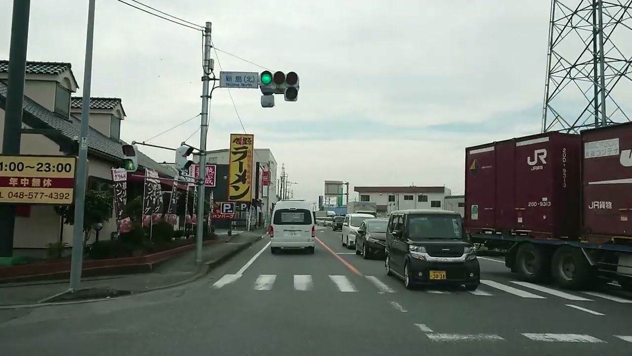 2022/06/16　埼玉県熊谷市 国道407号 → 国道17号 → 籠原