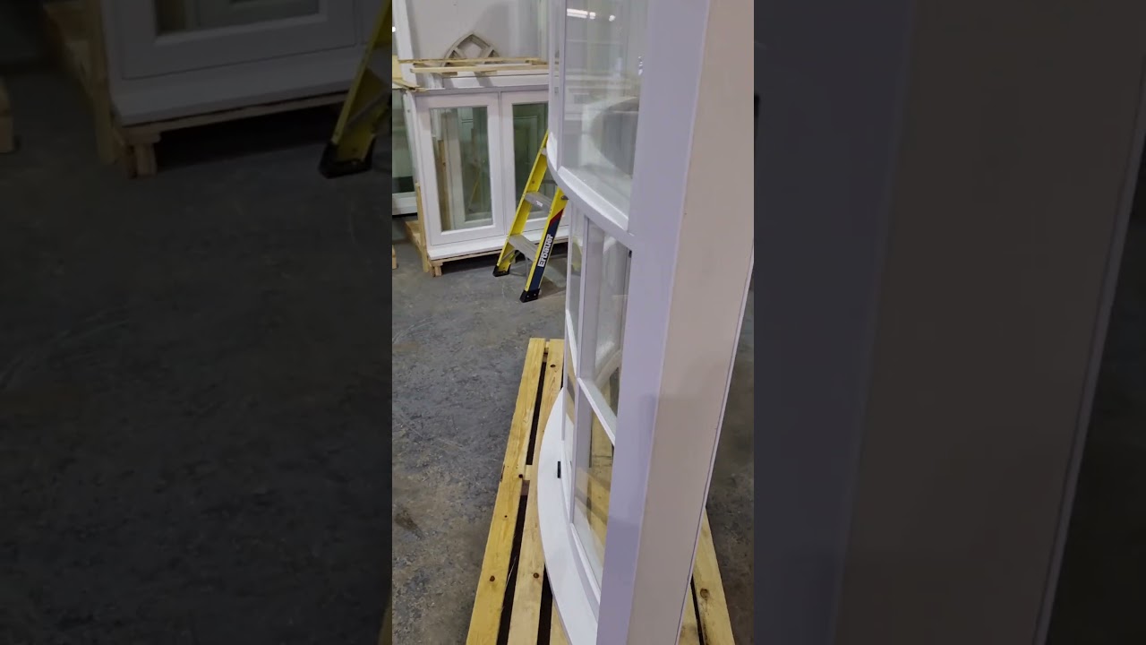 Curved sash window supplied by 