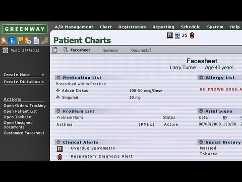 Greenway EMR - 2 Minute PrimeSUITE Overview - YouTube