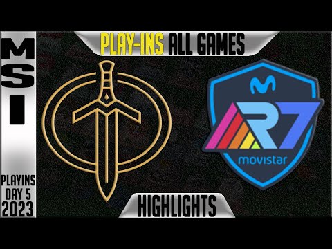 GG vs R7 Highlights ALL GAMES | MSI Play ins 2023 Lower Round 2 | Golden Guardians vs Movistar R7