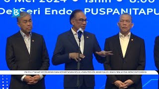 PM puji tahap kecekapan dan kepantasan kelulusan projek Arab Saudi, mahu Malaysia mencontohinya