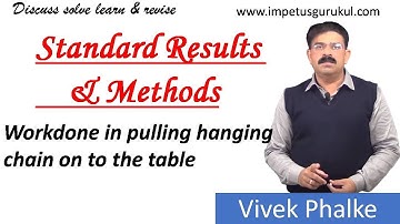 Must Do ! Standard Results and Method - Workdone in pulling hanging chain on the table -Vivek Phalke