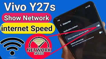 Vivo Y27s show network internet speed