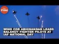 Wing cdr abhinandan leads balakot fighter pilots at iaf national day