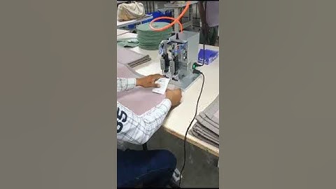 Jack Fang Two Head Mat Tagging Machine I Entrance Carpet Tagging Machine I Bath Mat Tagging Machine