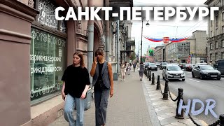 Walk along Kamennoostrovsky Prospekt [4K HDR] / May 29, 2024 St. Petersburg /25°C