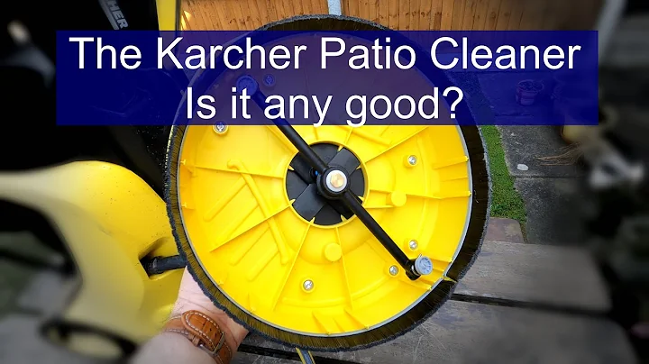 The Karcher T350 Patio Cleaner, is it effective?