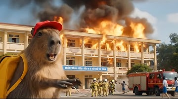 Ngày đi học đầu tiên của Capy #capybaravaba