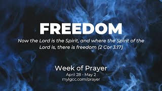 Week of Prayer: Monday Morning Prayer