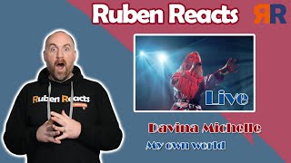 Ruben Reacts to Davina Michelle | My own world | Live performance