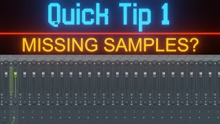 Missing Samples FIX FL Studio  | Quick Tip #1 | Tutorial