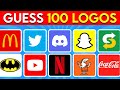 Guess the Logo in 3 Seconds | 100 Famous Logos | Logo Quiz 2026