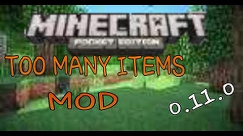 [0.11.0] TOO MANY ITEMS MOD! - Minecraft: Pocket Edition - Mod Showcase