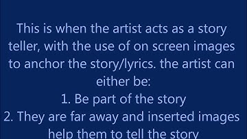 Music Video Theorists and Representation Theory