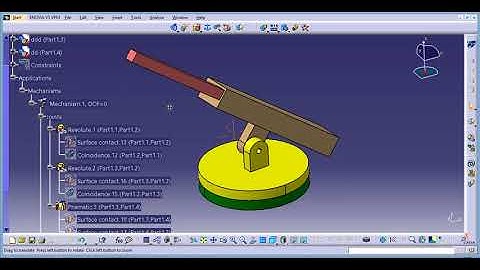 catia v5 assembly and simulation ##51:  (polar robot)