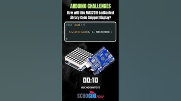 Arduino Quiz For You Ep 7 Max7219 Matrix Display #robotics