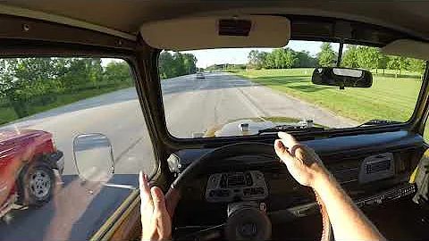 1980 FJ40 Land Cruiser drive 55mph plus.