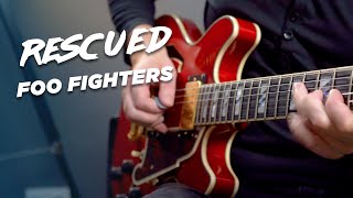 NEW Foo Fighters song: RESCUED guitar tutorial &amp; song analysis