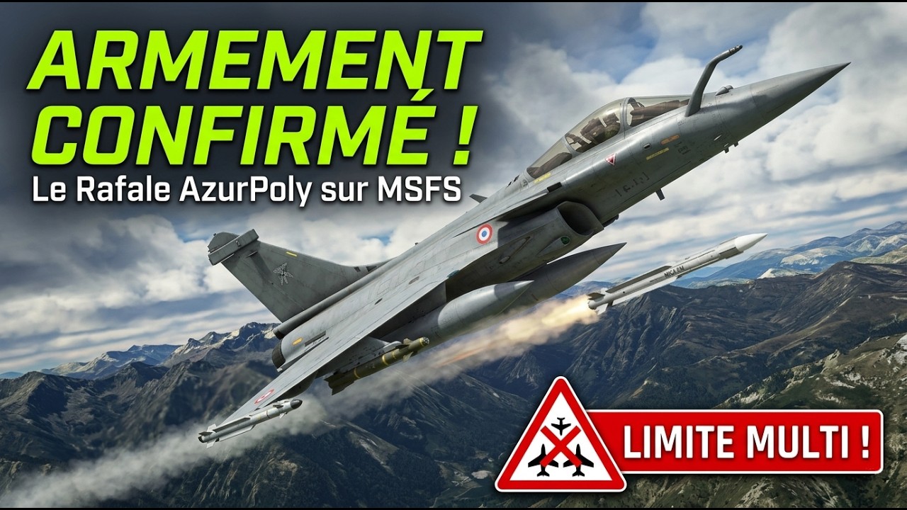 Azurpoly Rafale Rafale AzurPoly MSFS : Armement CONFIRMÉ… mais avec une limite ! - YouTube
