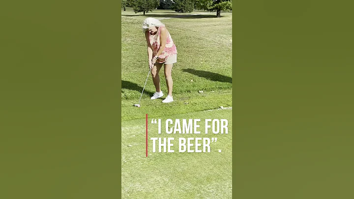 This clown can use some golf lessons