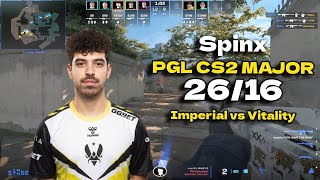 CS2 POV Vitality Spinx (26/16) vs Imperial (Overpass) PGL CS2 Major Copenhagen 2024