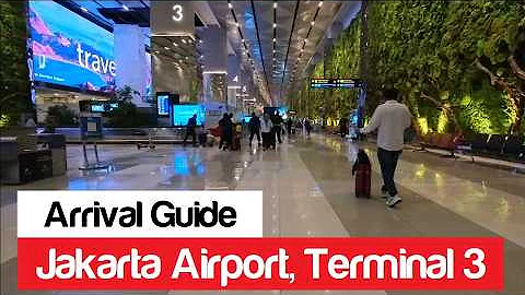 Jakarta Soekarno Hatta Airport - Terminal 3 Arrival Guide - Immigration, E-Visa