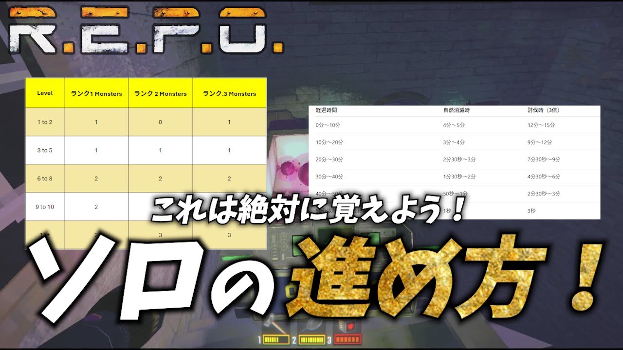 【R.E.P.O】ハヤテのソロREPOの進め方！！