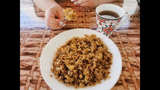 #47. Matzah dishes. Delicious fried matzah.