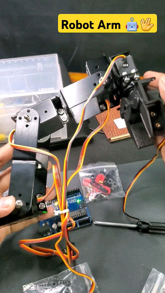Arduino Robot Hand Control Project Code | Arduino Robot Arm Control ...