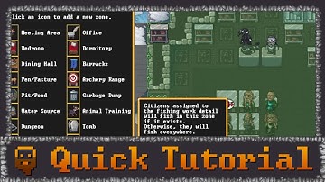 Dwarf Fortress - Quick Tutorials - Linking Zones