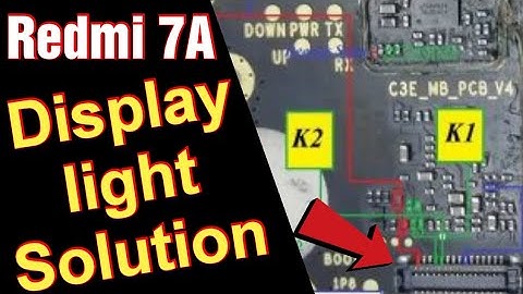 Redmi 7a डिस्प्ले लाईट कैसे ठीक करे | Redmi 7A Display Light Solution | Mi 7A Display Light Solution