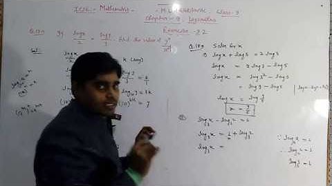 ICSE 9th : Mathematics : M L AGGRWAL : Chapter - Logarithms : Exercise - 9.2 Questions 17 to 22