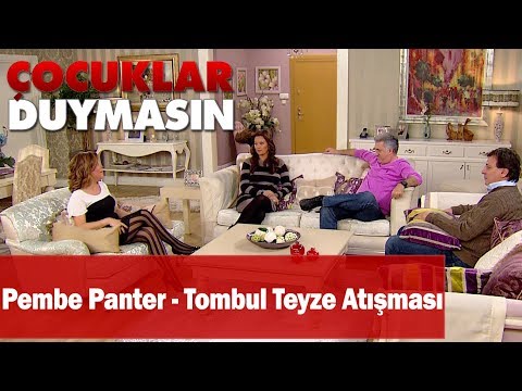 Pembe panter tombul teyze atışması - Çocuklar Duymasın