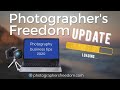 Photography Business Tips - Photographers Freedom Update October 2020