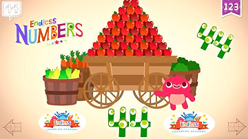 Endless Numbers 44 | Learn Number Forty-four | Fun Learning for Kids