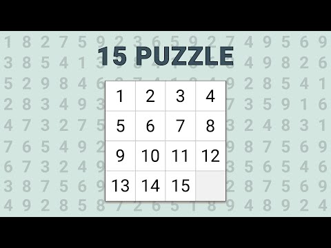 15 Puzzle (Game of Fifteen)