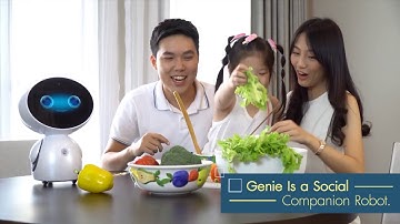 Genie Robot Viral Clip ไทย : The First AI Companion Robot For Home Use In Thailand !!!