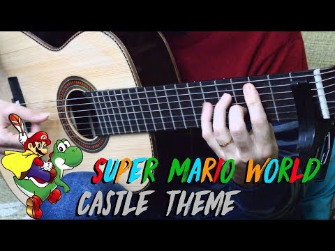 Castle Theme (Super Mario World) - Fingerstyle Guitar (Marcos Kaiser)