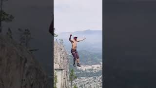 I LEARNED TO SLACKLINE #shorts