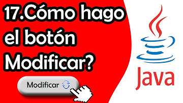 ► 17. ✅ CURSO JAVA: Cómo hago el BOTÓN MODIFICAR? │Java Tutorial