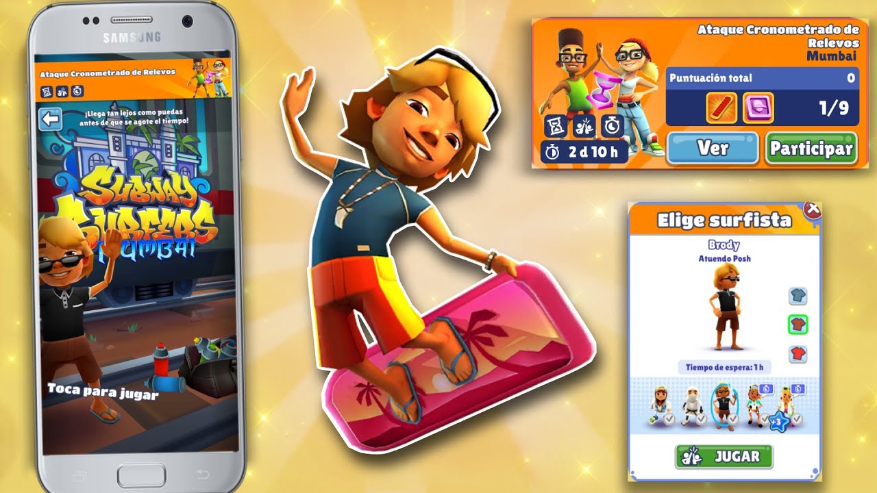 SUBWAY SURFERS TAG TIME ATTACK  TRAVELLING TO MONACO! 