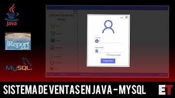 SISTEMA PARA LA GESTIÓN DE VENTAS CON JAVA - MYSQL - IREPORT | EuTorres