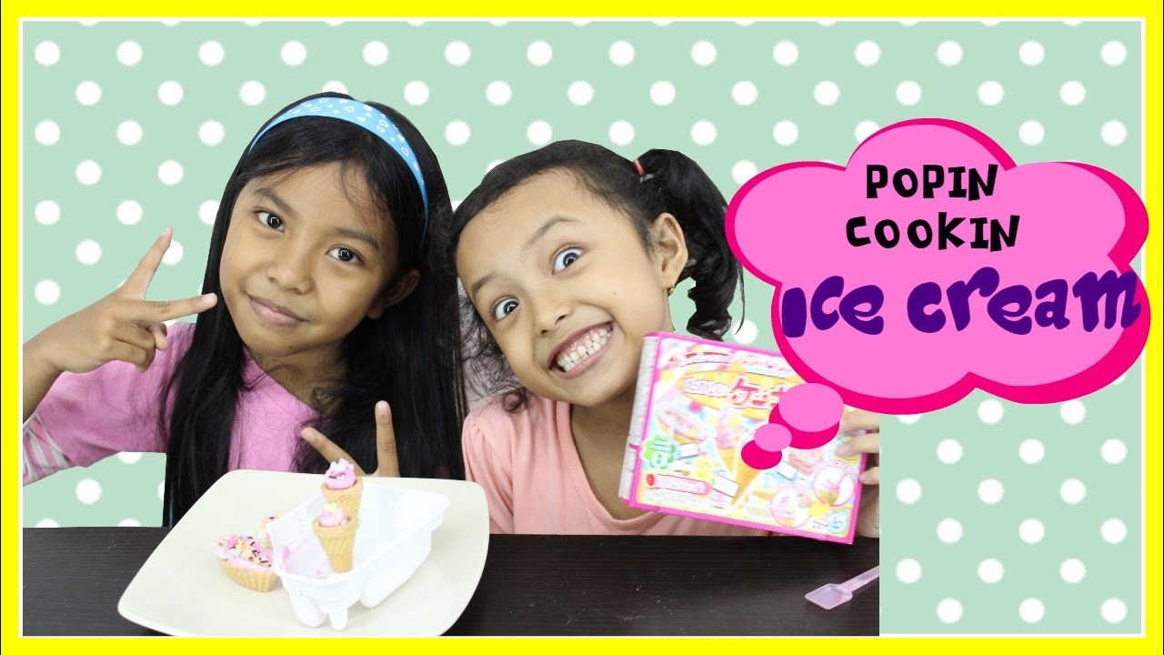 Mainan Anak POPIN COOKIN ICE CREAM Candy Kit ♥ Tutorial